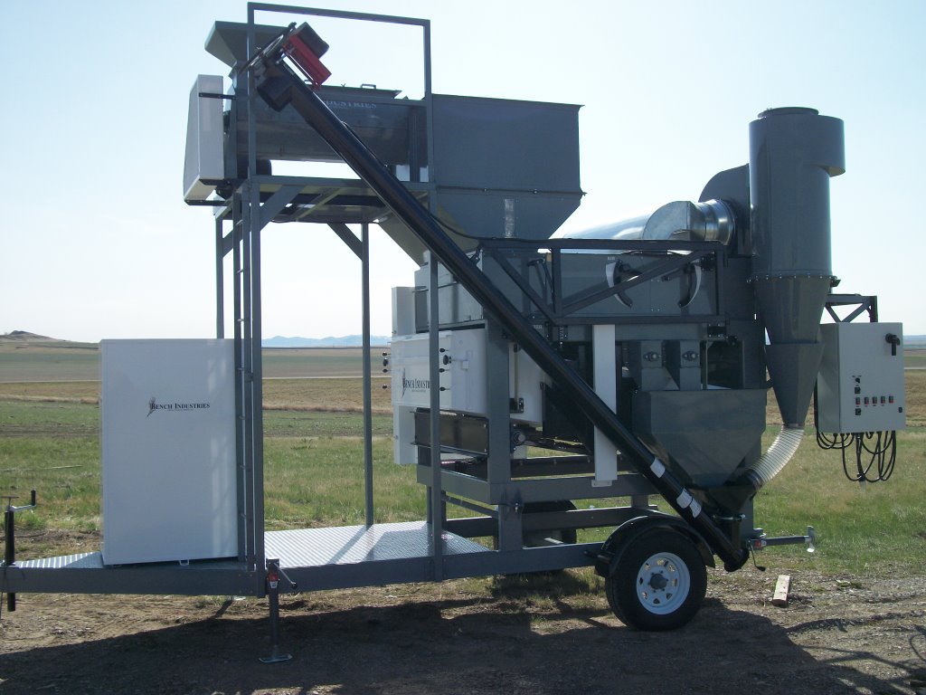 mobile seed cleaner, grain cleaner